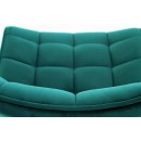 Стул HALMAR K332 бирюзовый/черный